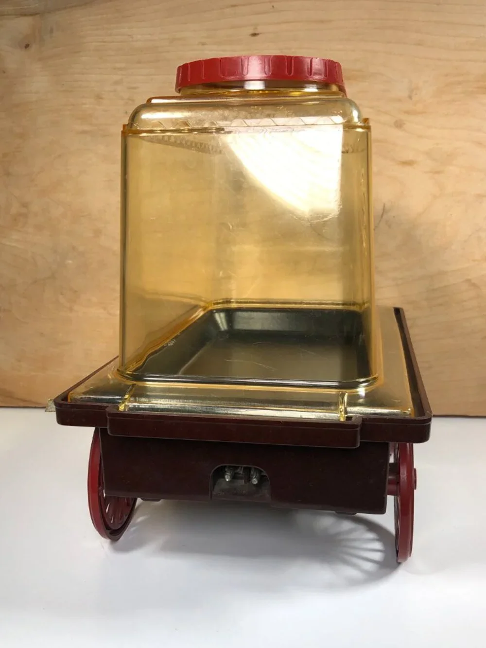 Vintage 1976 Sunbeam Great American Popcorn Machine Wagon Corn Popper #18-90 MCM